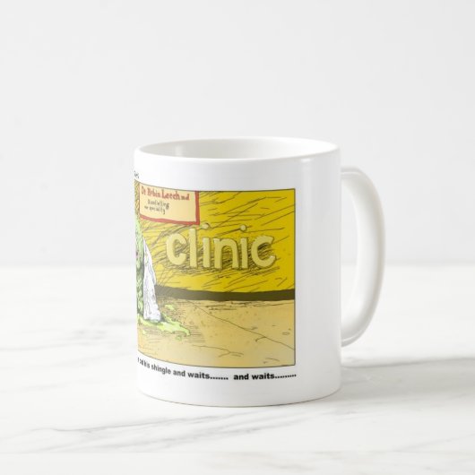 ハロウィーン：リーチ博士はクライアントにギフトを持っておもしろいいない コーヒーマグカップ (正面右)