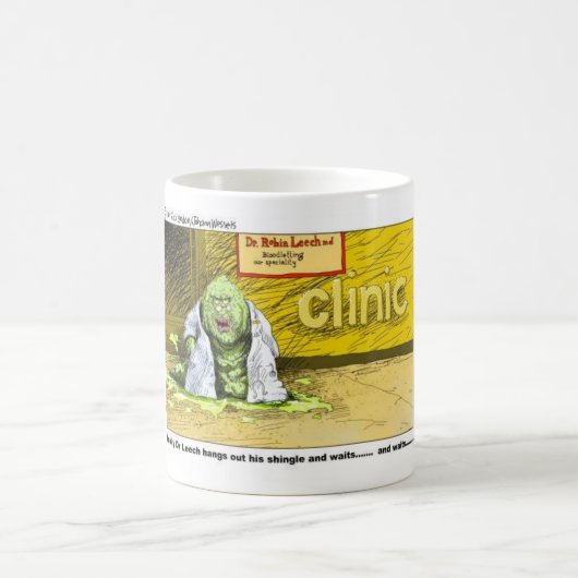 ハロウィーン:リーチ博士はクライアントにギフトを持っておもしろいいない コーヒーマグカップ (中央)