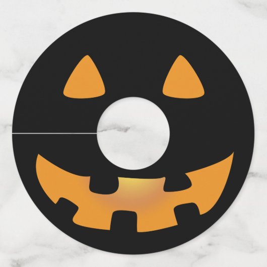 ハロウィーン ワイングラスタグ (正面)