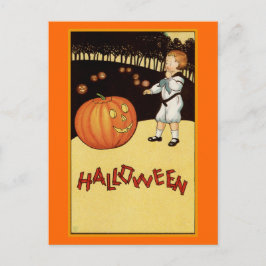 「ハロウィーン」ヴィンテージイラストレーション ポストカード