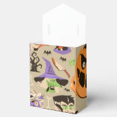 ハロウィーン ヴィンテージ パターン ギフト ボックス (オープン)