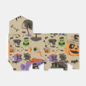 ハロウィーン ヴィンテージ パターン ギフト ボックス (折り畳みなし)