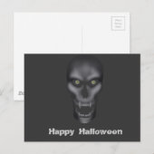 ハロウィーン – 不気味なスカルはがき! ポストカード (正面/裏面)