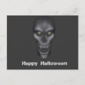 ハロウィーン – 不気味なスカルはがき! ポストカード (正面)