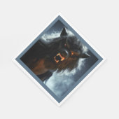 ハロウィーン – 人狼1 スタンダードランチョンナプキン (角)