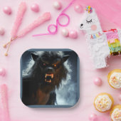 ハロウィーン – 人狼1 ペーパープレート (パーティー)