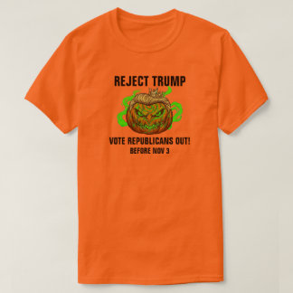 ハロウィーン!共和党員を落選させろ Tシャツ