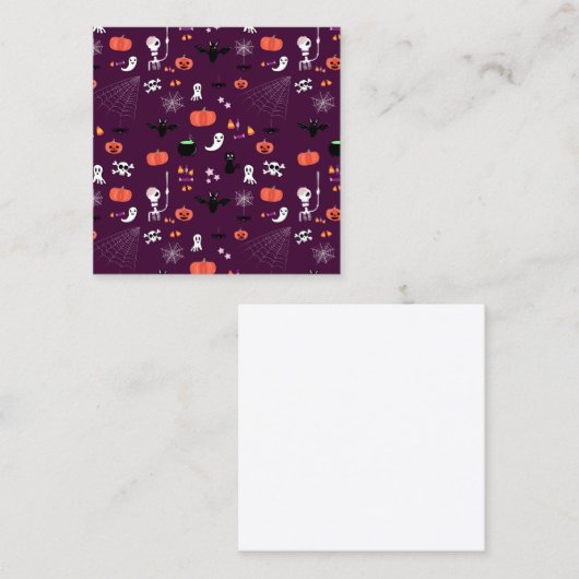 ハロウィーン 割引カード (正面/裏面)