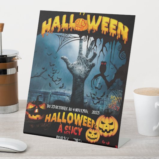 ハロウィーン 台座サイン (インサイチュ)