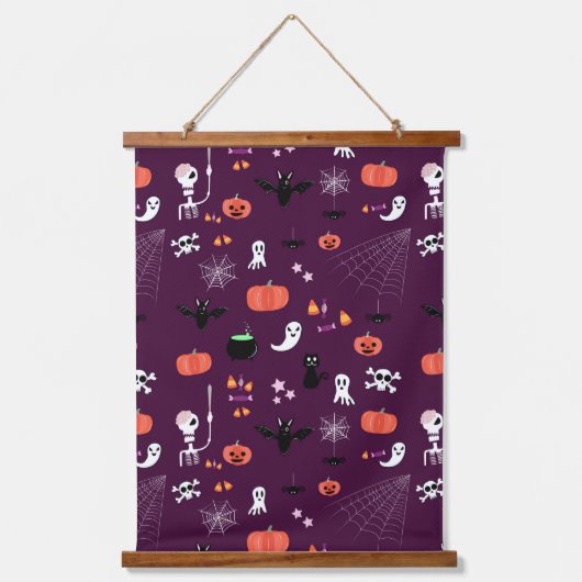 ハロウィーン 吊り下げ型タペストリー (正面)