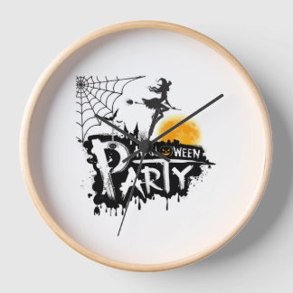 ハロウィーン 壁時計