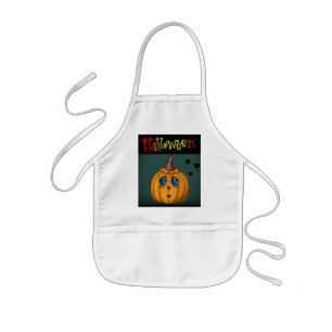 ハロウィーン 子供用エプロン