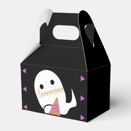 ハロウィーン 幽霊 コスチューム パーティー フェイバーボックス (正面サイド)