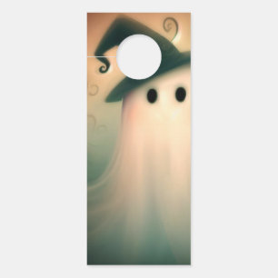 ハロウィーン/幽霊/秋/お洒落オーナメント ドアノブサイン