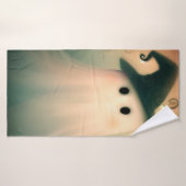 ハロウィーン/幽霊/秋/お洒落オーナメント バスタオル (バスタオル)