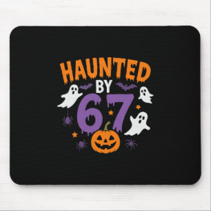 ハロウィーン 幽霊 67 シックス セブン ミーム 1 (16)  マウスパッド