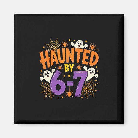 ハロウィーン 幽霊 67 シックス セブン ミーム 1 (3) マグネット (正面)
