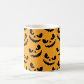 ハロウィーン:怖い顔、ヴィンテージスタイル。 コーヒーマグカップ (中央)