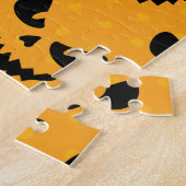 ハロウィーン:怖い顔、ヴィンテージスタイル。 ジグソーパズル (側面)