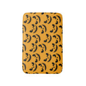 ハロウィーン:怖い顔、ヴィンテージスタイル。 バスマット (正面縦)