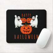 ハロウィーン 怖い おばけ かぼちゃ マウスパッド (マウス)