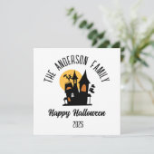 ハロウィーン 怖い お化け屋敷 パーソナライズ 名前 シーズンカード (スタンド正面)