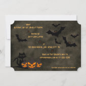 ハロウィーン – 我々はあなた 招待状 (裏面)