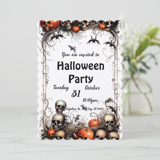 ハロウィーン 招待状 (スタンド正面)