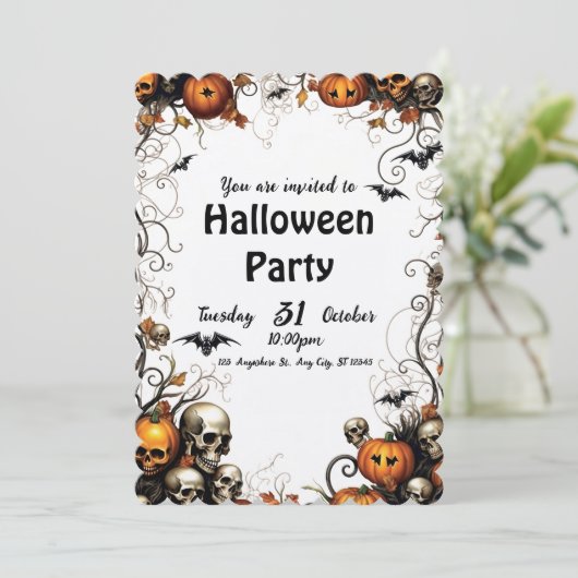 ハロウィーン 招待状 (スタンド正面)