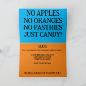 ハロウィーン 招待状 (内部)