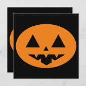 ハロウィーン 招待状 (正面/裏面)