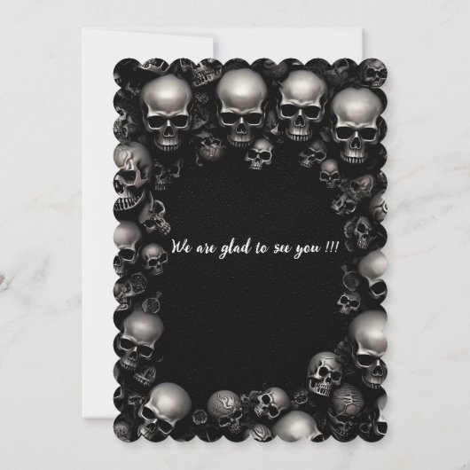 ハロウィーン 招待状 (裏面)