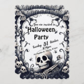 ハロウィーン 招待状 (正面/裏面)