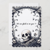 ハロウィーン 招待状 (裏面)