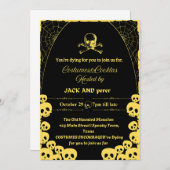 ハロウィーン 招待状 (正面/裏面)