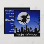 ハロウィーン 招待状 (正面/裏面)