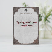 ハロウィーン/招待状 招待状 (スタンド正面)