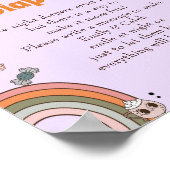 ハロウィーン「昨夜おむつ」赤ちゃんシャワーゲーム ポスター (角)