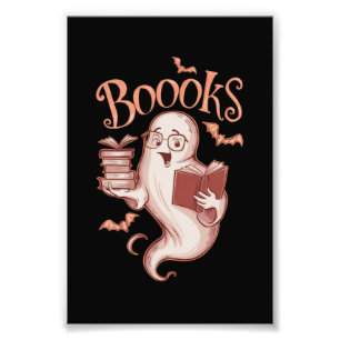 ハロウィーン 本 司書 先生 読者 読書 フォトプリント           