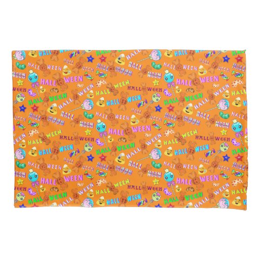 ハロウィーン 枕カバー (正面)