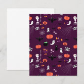 ハロウィーン 案内状 (正面/裏面)