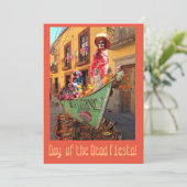 ハロウィーン、死んだ日、カラフル招待状 招待状 (スタンド正面)