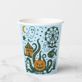 ハロウィーン 海のカーニバル 紙コップ (正面)