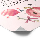 ハロウィーン「深夜おむつ」赤ちゃんシャワーゲーム ポスター (角)