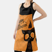 ハロウィーン/猫/カボチャ/秋 エプロン (インサイチュ)