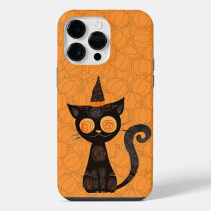 ハロウィーン/猫/カボチャ/秋 iPhone 14 PRO MAXケース