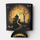 ハロウィーン – 目を見張る人 缶クーラー (裏面)