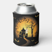 ハロウィーン – 目を見張る人 缶クーラー (缶裏面)