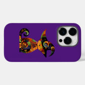ハロウィーン/神秘的/猫/秋 Case-Mate iPhoneケース (裏面 (横))