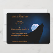 ハロウィーン – 私たちもしに挑戦 招待状 (裏面)